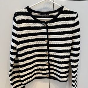 Mango Stripped Cardigan - Size M (Worn Once)
